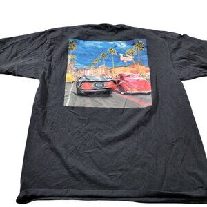 In-N-Out Burger Oregon Classic Cars T-Shirt Adult XL Black Short Sleeve